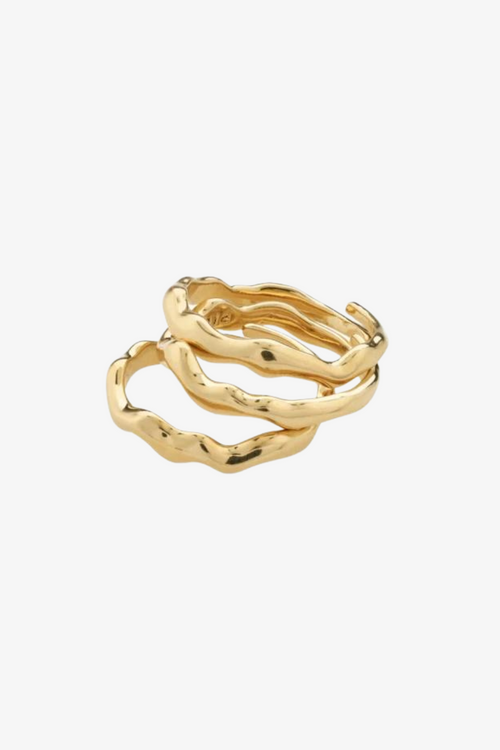 gold stackable rings