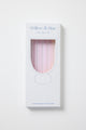 Pink Straight Reuseable Pk 4 Glass Drinking Straws