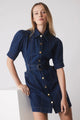 Podium Indigo Mini Denim Dress