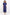 Woman wearing a blue dress on a white background