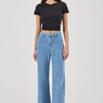 Sailor Lily Blue Wide Long Denim Jean