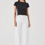 Gigi Vintage White Barrel Jean