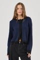 Eclipse Midnight Blue Border Cardigan