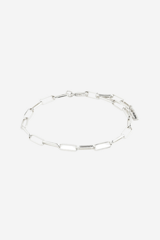 Ronja Rectangular Chain Link Silver Bracelet ACC Jewellery Pilgrim   