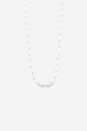 Ronja Rectangular Chain Link Silver Necklace