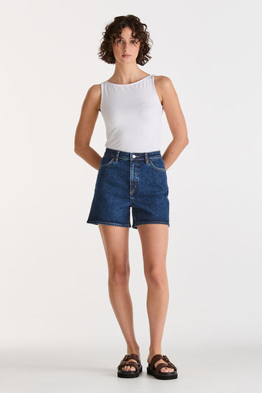 Girlfriend Endless Indigo Denim Short