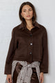 Ranger Chocolate Marle Wool Blend Soft Jacket