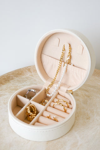 White Jewellery Case