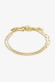 Rowan Crystal Gold Plated 2 in 1 Bracelet