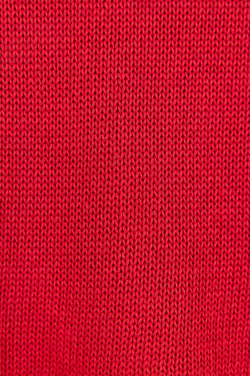 Close-up of red fabric texture