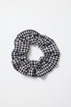 Scrunchie Navy Gingham Large