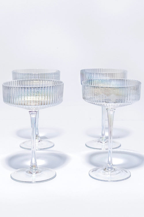 Iridescent Cocktail Glass