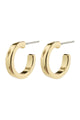 Efia Huggie Hoop Gold Plated Earrings