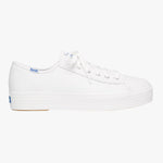 Triple Kick White Leather Mid Sneaker ACC Shoes - Sneakers Keds   