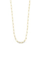 Ronja Rectangular Chain Link Gold Necklace