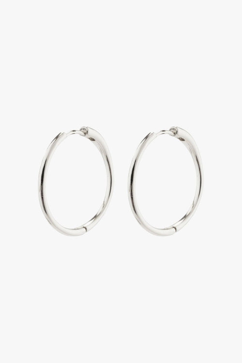 Eanna Large Hoops Recycled Silver Earrings ACC Jewellery Pilgrim   