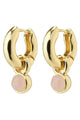 Evah Rosa Hoop Recycled Gold Plated Earrings
