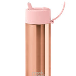 Ceramic Reusable Rose Gold LE 595ml Bottle with Flip Lid