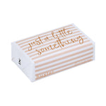 Just A Little Something Beige Stripes Soap