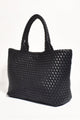 Mimie Black Woven Slouch Bag