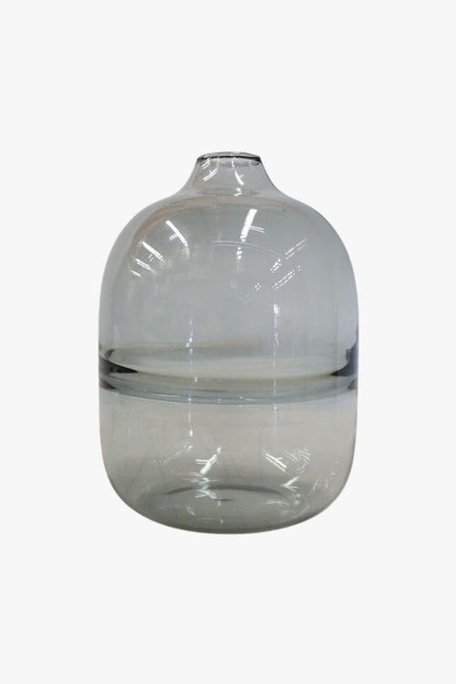 Sienna Smoke Vase Style 3 Smoke Glass HW Decor - Bookend, Hook, Urn, Vase, Sculpture Le Forge   