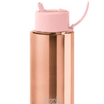 Ceramic Reusable Rose Gold LE 1ltr Bottle with Flip Lid