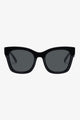 Showstopper  Round Black Khaki Mono Lens Sunglasses