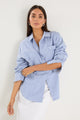 Signature Blue Oxford Oversized Shirt