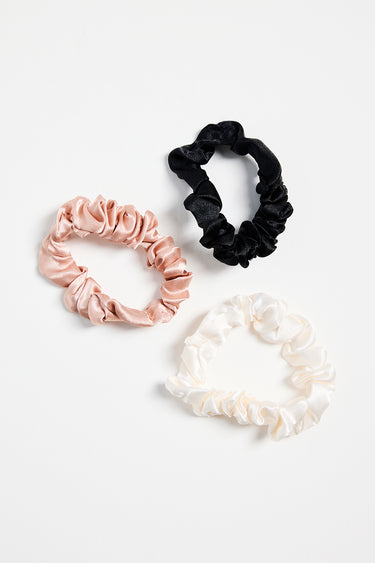 three scrunchies