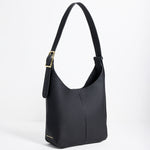 Soho Black Leather Large Bucket Bag