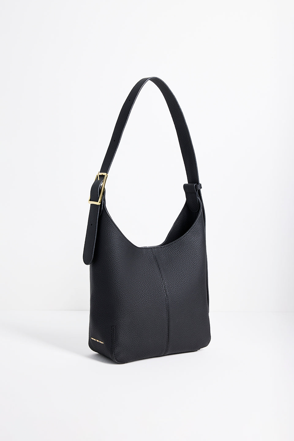 Shop Soho Black Leather Large Bucket Bag Flo Frankie