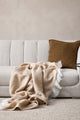 Sorrento Clay Pink Super Soft 125x150cm Throw