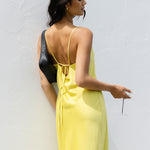 Sovereign Citron Strappy Maxi Dress