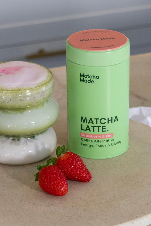strawberry matcha