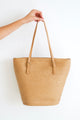 Summerdaise Straw Bucket Tote Bag