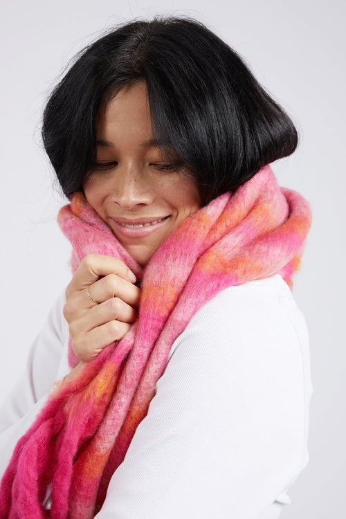 Pink Orange Scarf