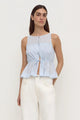 Suzie Powder Blue Sleeveless Top