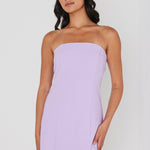 Tijuana Lilac Structured Removeable Strap Mini Dress WW Dress Georgia Mae   