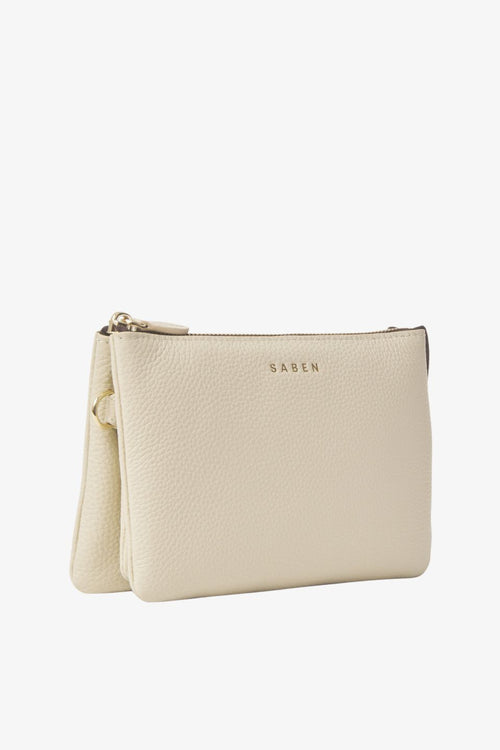 white crossbody bag