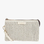 Tilly Sand Fine Braid Crossbody Bag