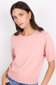 Topic Blush Cashmere Blend Soft Knit Tee