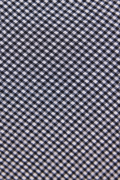 Close-up of a black and white checkered pattern