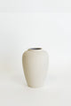 Ivory Textured Ceramic Large 18cm Flower Vase