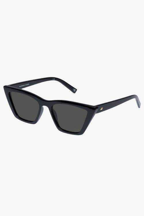 Velodrome Black Cat Eye Brown Mono Lens Sunglasses ACC Glasses - Sunglasses Le Specs   
