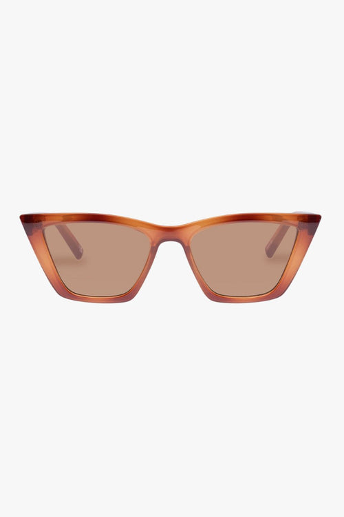 Velodrome Vintage Tort Cat Eye Brown Mono Lens Sunglasses ACC Glasses - Sunglasses Le Specs   