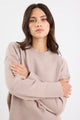 Veracious Mushroom Crewneck Relaxed Jumper