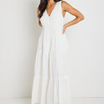 white maxi dress