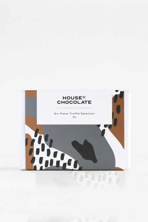 Mixed 6pc Turffle Chocolate Box HW Food & Drink House of Chocolate   