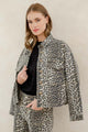 Echo Leopard Patch Pocket Denim Jacket