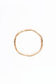 Wavy 14k Gold Plate Plate Bangle